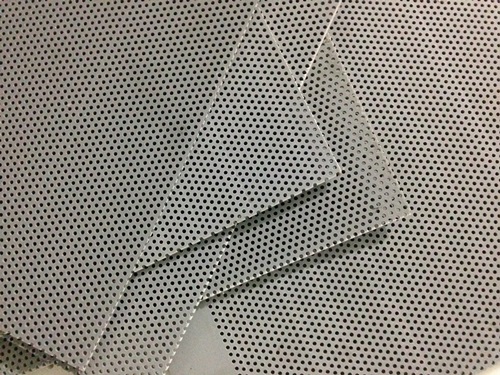Gray Perforated PVC Sheet