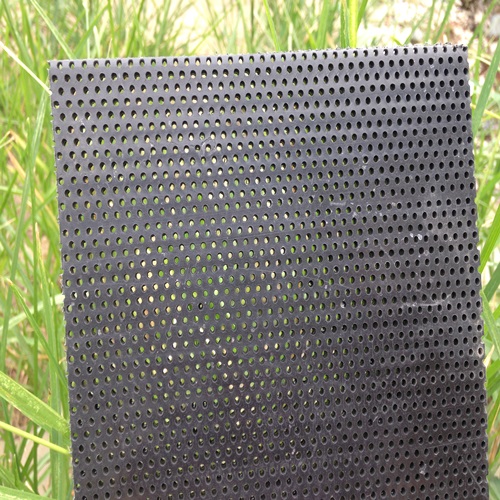 Perforated Gray PVC sheet