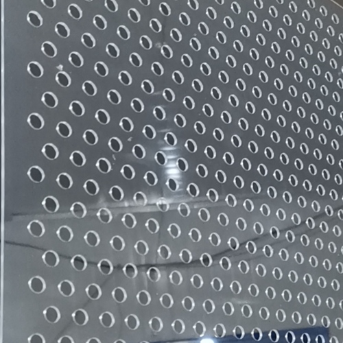 Round Hole Transparent Clear Perforated PVC Plastic Sheet
