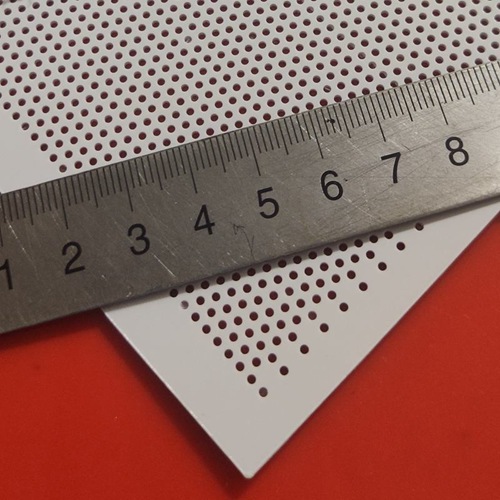 Perforated ABS Plastic Sheet with 1.3mm Round Holes